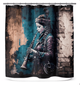 Emotion Through The Reeds Shower Curtain - Beyond T-shirts